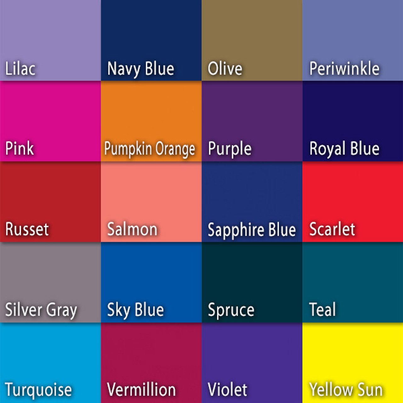 Jacquard Procion Mx Dye Color Chart