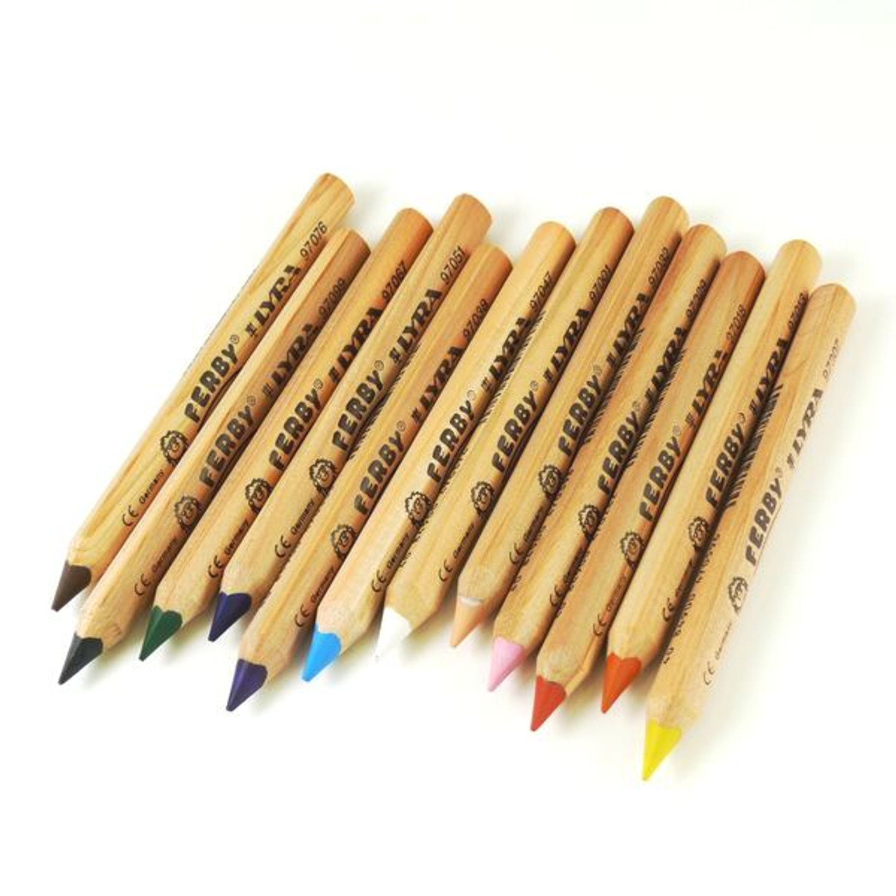 Lyra - Super Ferby Colored Pencil Set - 12-Color Set - Metallic Colors