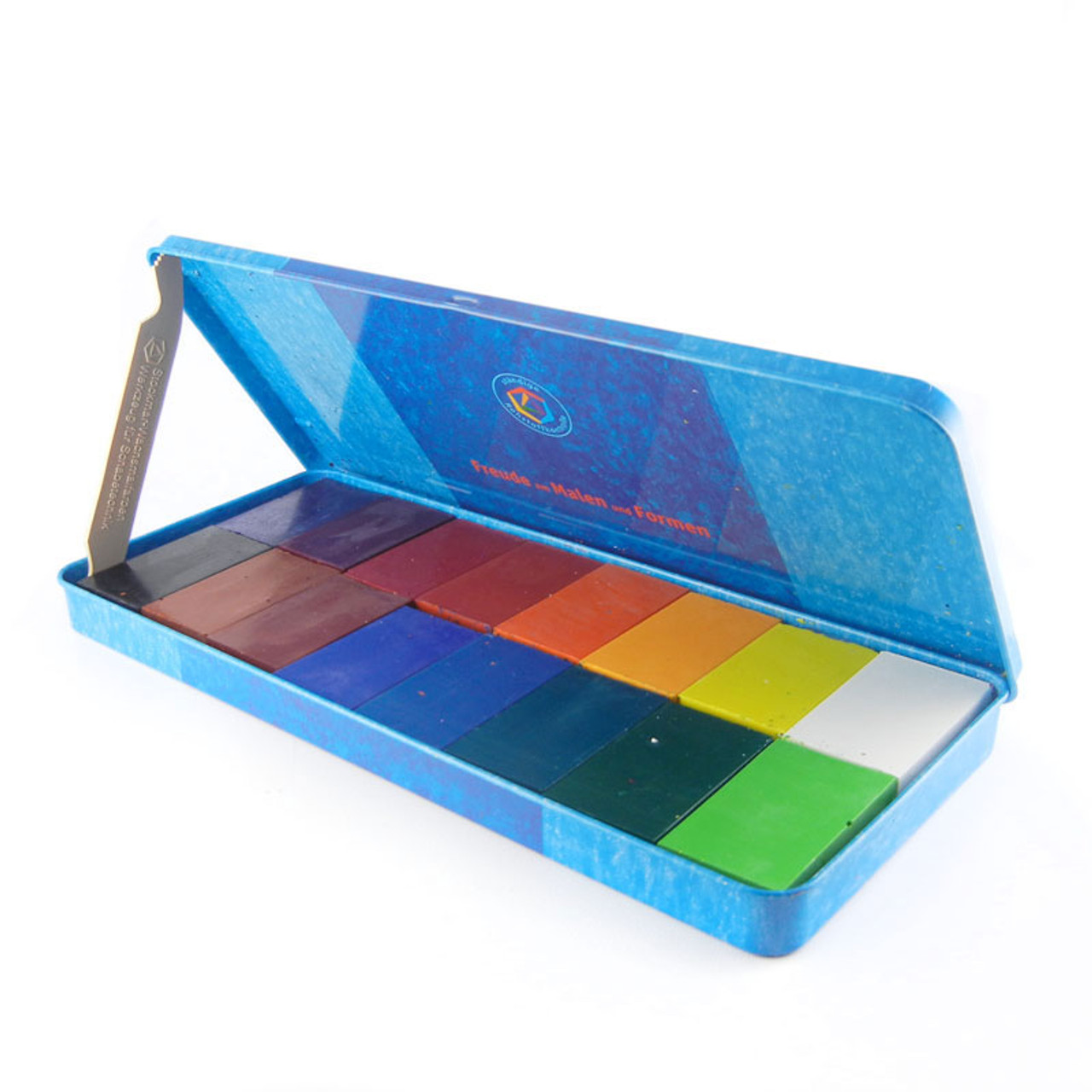 Stockmar Crayons Beeswax safe and nontoxic drawing wax block pen 8 16 color  tin box Nurture the sense Colouring qualities