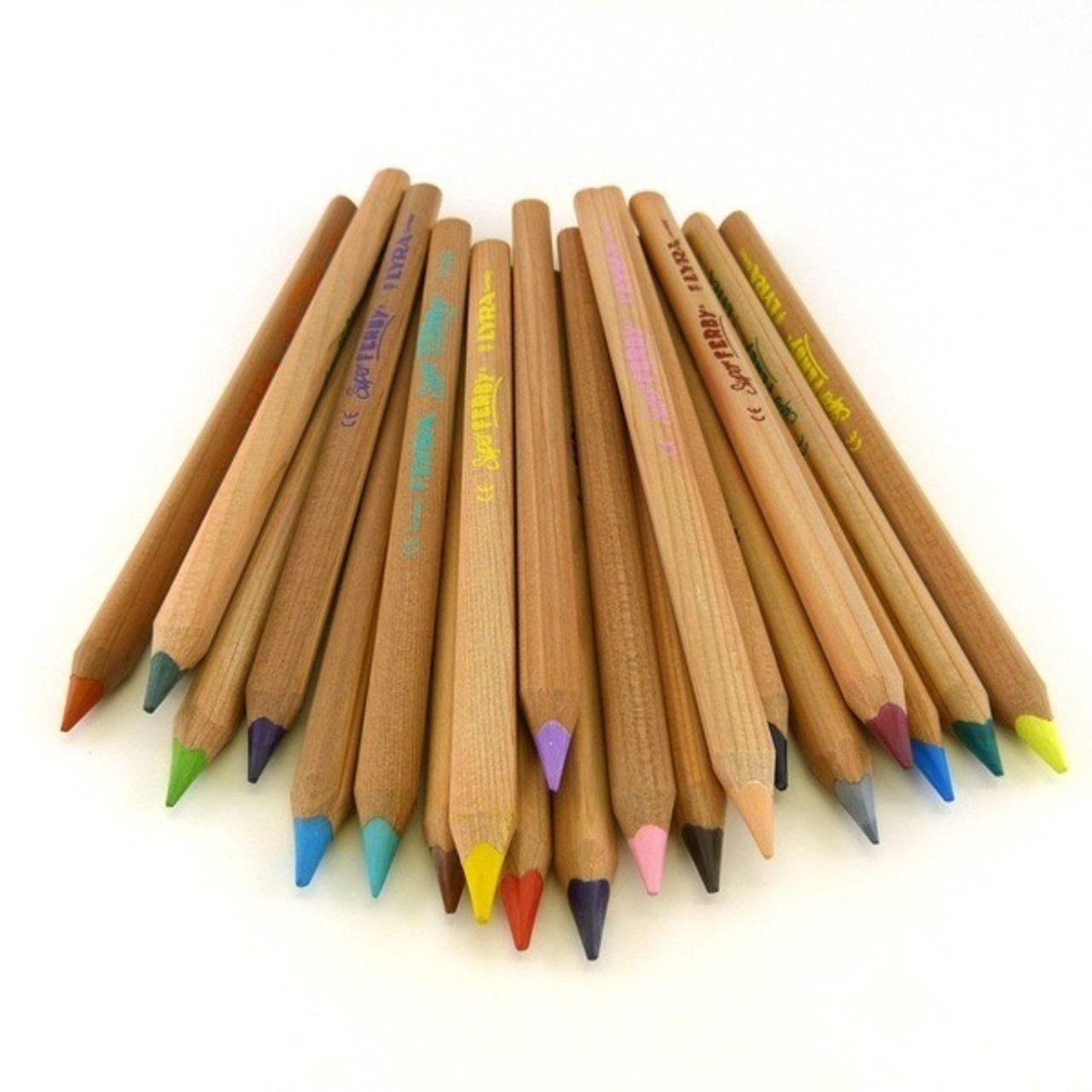 Lyra Super Ferby Astoria Selection Unlacquered Pencils - Tin Case