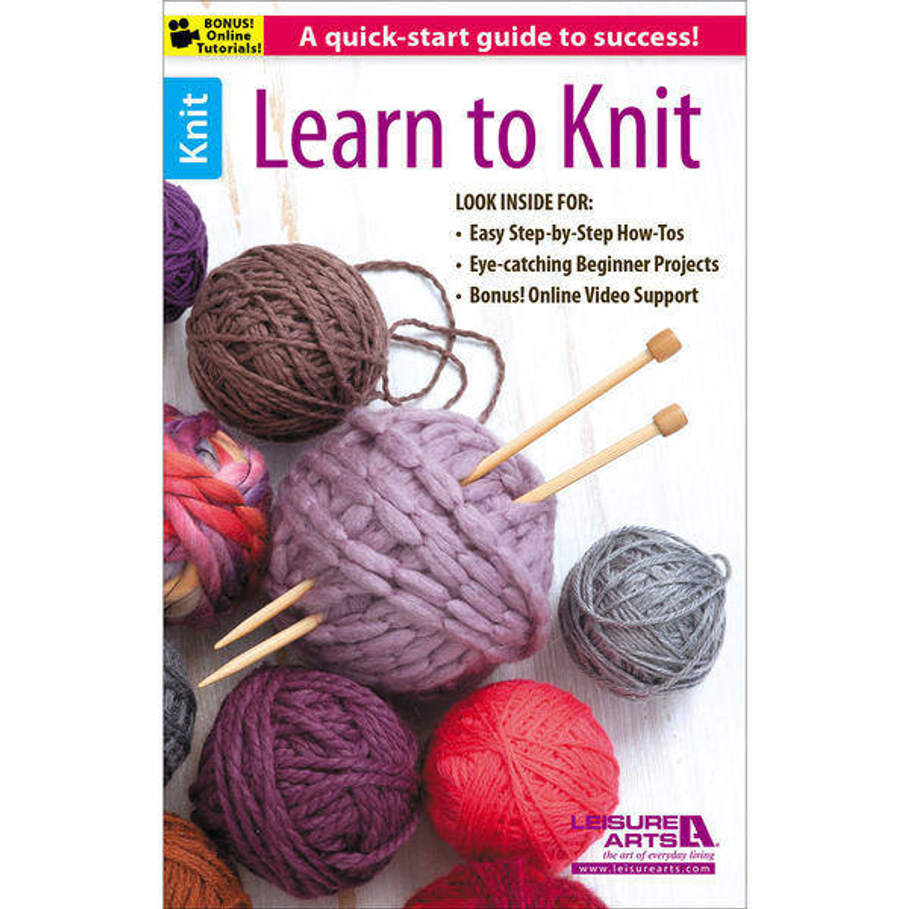 2 Booklets Knit & Crochet Patterns Quick Projects for 