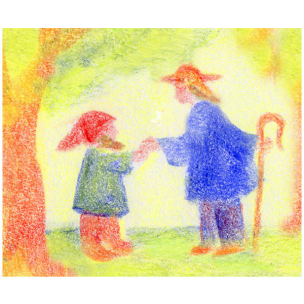 Coloring With Block Crayons A Child S Dream