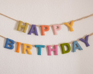 Felt Birthday Banner