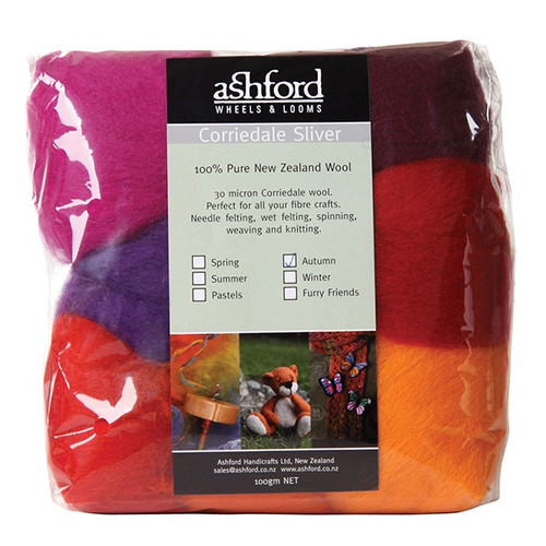 Ashford Corriedale Wool Pack | Felting Wool | Wool Top - A Child's Dream