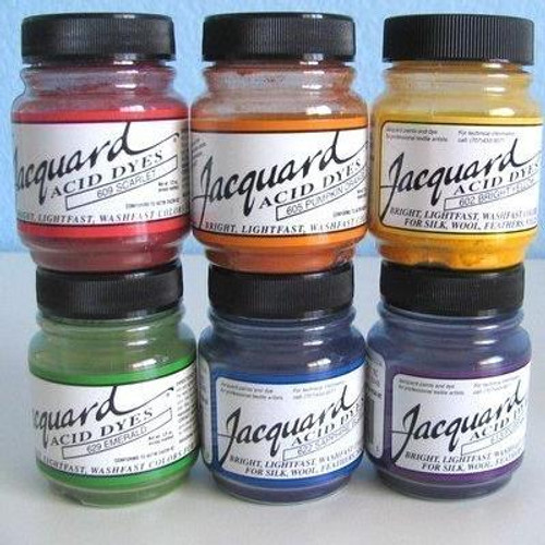 Jacquard Acid Dye 4-Color Set with Citric Acid