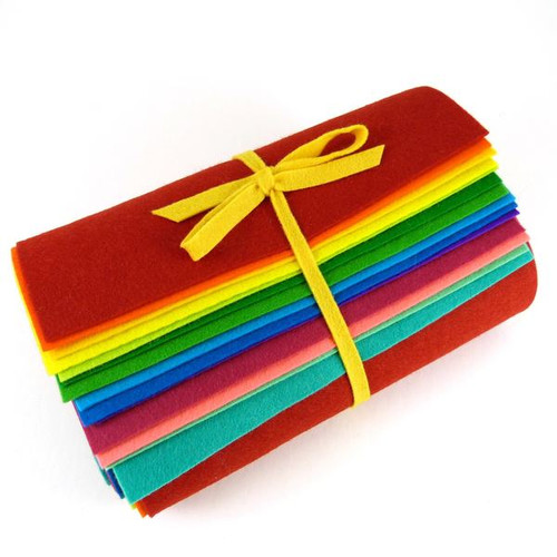 100% Merino Wool Felt Collection - Summer Spark
