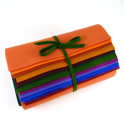 100% Merino Wool Felt Collection - Autumn Tapestry