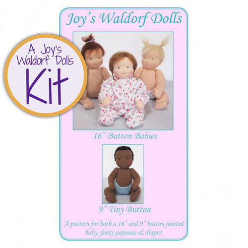 16" & 9" Button Babies Doll Kit