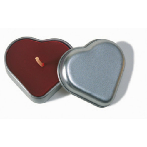 Beeswax Aromatherapy Heart Candle in a Tin