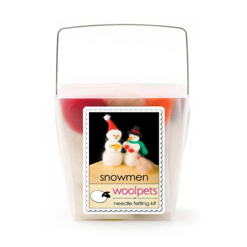 Woolpets Snowmen Kit - Easy