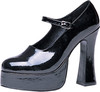 Platform Maryjane Blk Sz 10