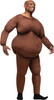 Fat Suit Dark Skin Adlt Std