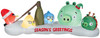Airblown Angry Birds Christmas Scene