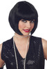 Flapper Black Wig