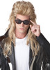 80's Rock Mullet Blonde Wig