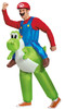 Super Mario Riding Yoshi Inflatable Costume