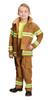 Kid's Fire Fighter Tan Costume