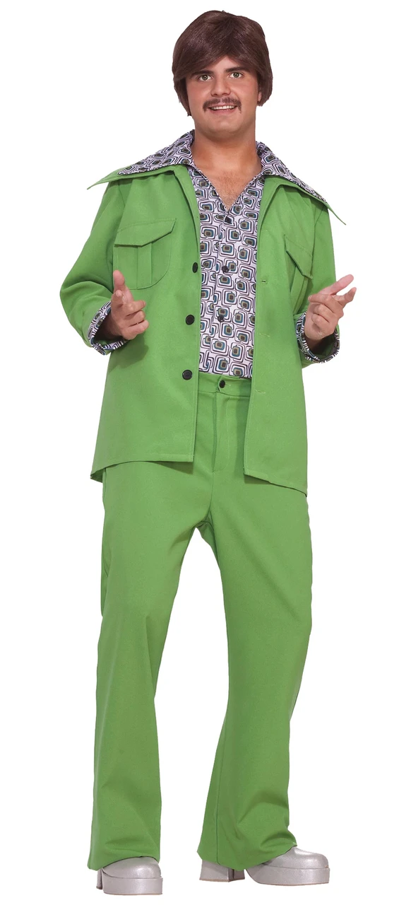 Leisure Suit 70 S Green Lee put it on the market as, of all things, business attire [source: leisure suit 70 s green