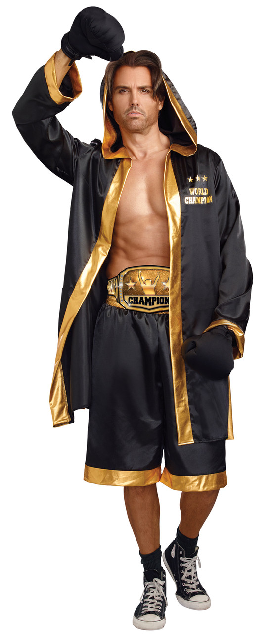  Dreamgirl Adult Mens Boxer World Champion Costume