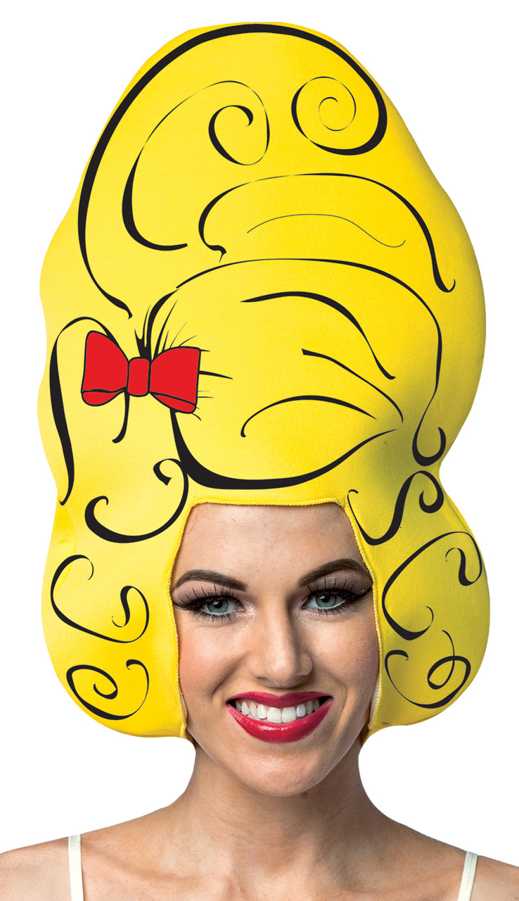 Behive Yellow Comic Wig Behive Yellow Comic Wig