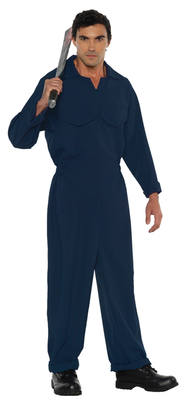 dark blue boiler suit