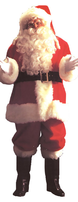 Men's Santa Suit Deluxe Plush XL