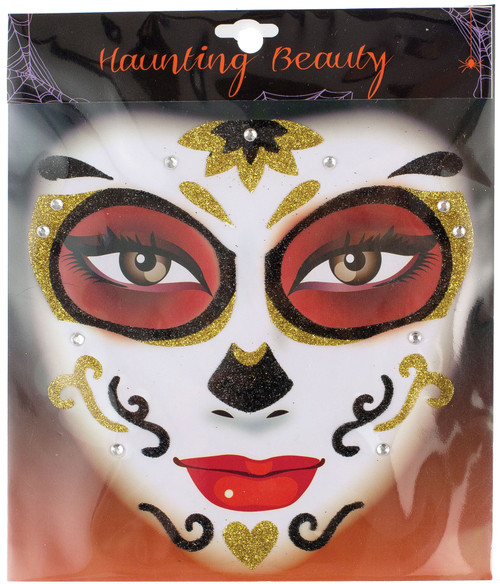 Face Art Black Gold W/ Heart C