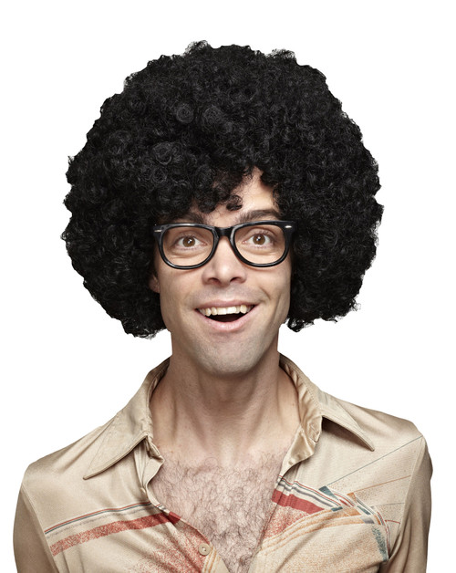 male afro wig