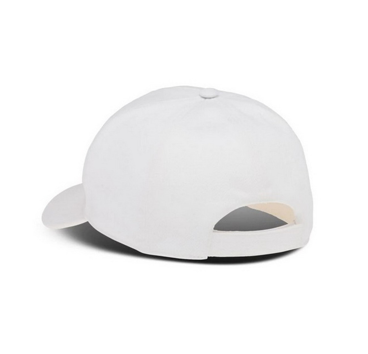 Miu Miu Logo Embroidered White Baseball Cap