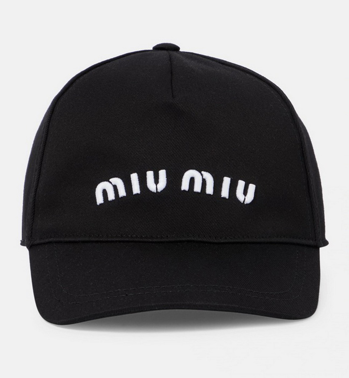【MIU MIU】BASEBALL CAP Miu Miu Logo-embroidered Baseball Cap In Green | ModeSens