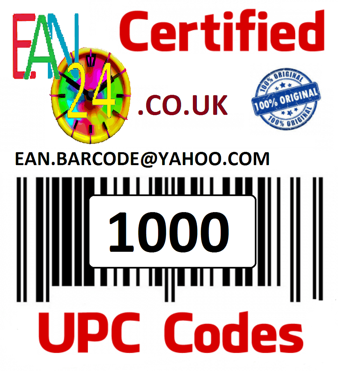 bar codes and numbers