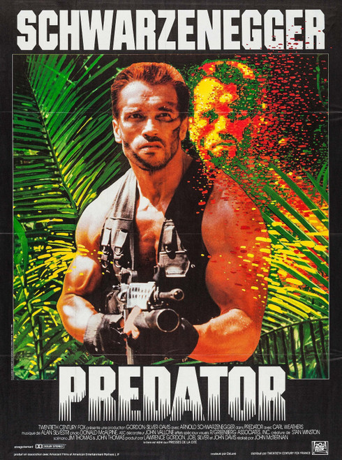 Predator (1987)_4 Poster Canvas Movie Film Print A0 A1 A2 A3 A4 A5 A6 Art Wall D
