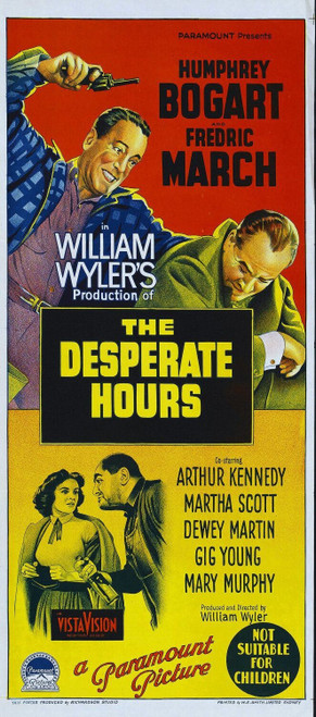 The Desperate Hours (1955)_10 Poster Canvas Movie Film Print A0 A1 A2 A3 A4 A5 A