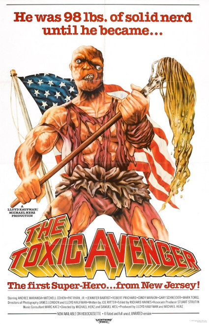 toxic_avenger_1_poster_02 Poster Canvas Movie Film Print A0 A1 A2 A3 A4 A5 A6 Ar