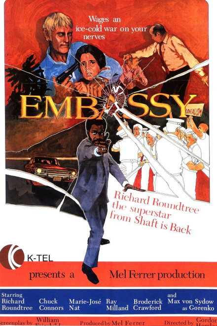 Embassy (1973)_0 Movie Film Poster Canvas iconic design