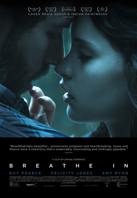 Breathe In (2013)_3 Movie Film Poster Canvas iconic design