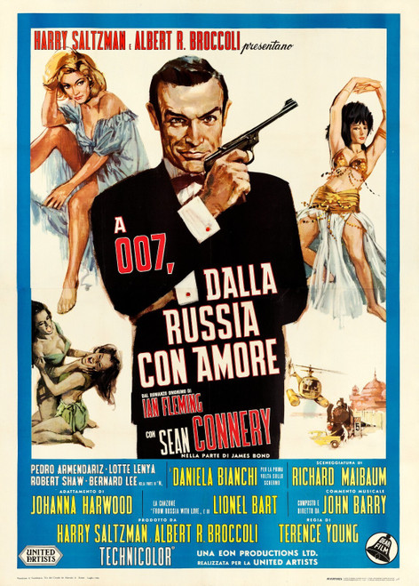 From Russia With Love (1963)_10 Movie Film Poster Canvas iconic design