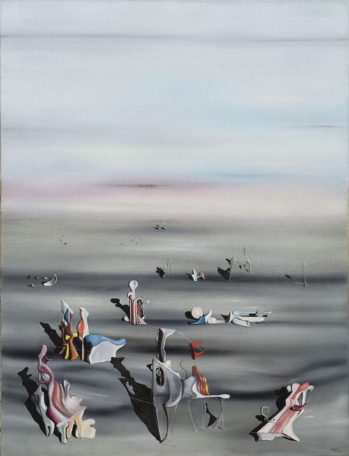 Yves Tanguy - The Furniture of Time Poster Canvas Movie Film Print A0 A1 A2 A3 A