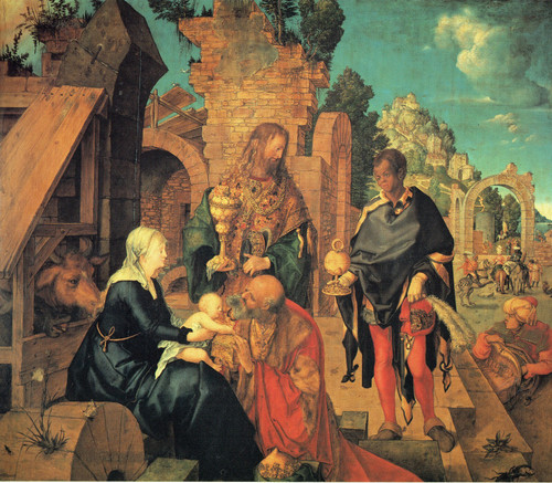 Durer- The Adoration of the Magi- 1504 Poster Canvas Movie Film Print A0 A1 A2 A