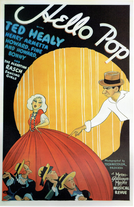 Hello Pop-1933 Poster Canvas Movie Film Print A0 A1 A2 A3 A4 A5 A6 Art Wall Deco