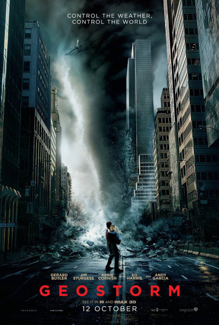 Geostorm (2017)_2 Movie Film Poster Canvas iconic design