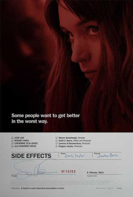 Side Effects (2013)_1 Poster Canvas Movie Film Print A0 A1 A2 A3 A4 A5 A6 Art Wa