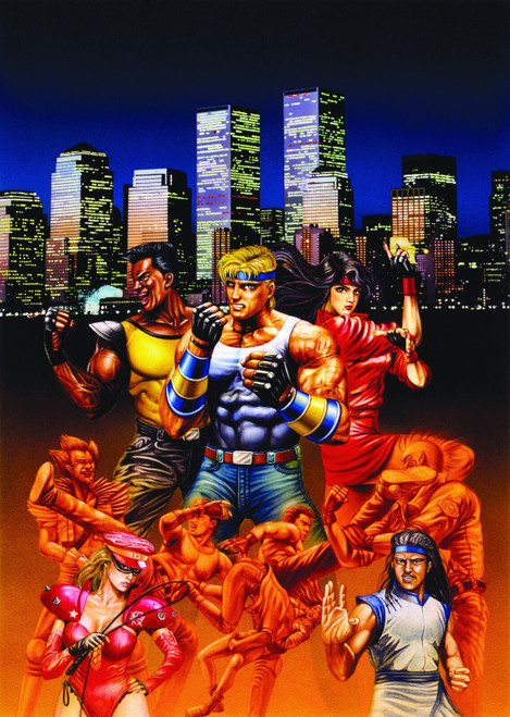 Streets of RAge Poster Canvas Movie Film Print A0 A1 A2 A3 A4 A5 A6 Art Wall Dec