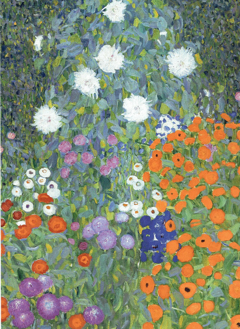 Gustav Klimt - Detail of Cottage Garden 1907 Poster Canvas Movie Film Print A0 A Gustav Klimt - Detail of Cottage Garden 1907 Poster Canvas Movie Film Print A0 A