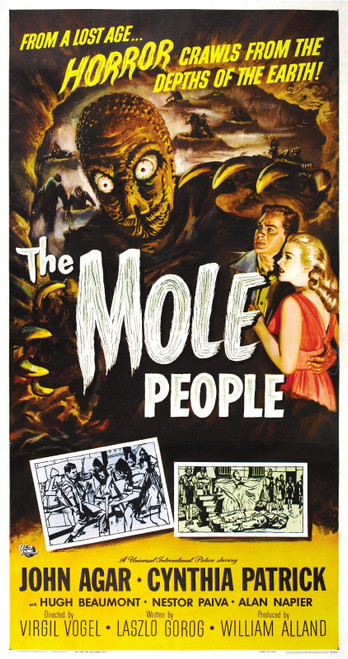 Mole People 04 Poster Canvas Movie Film Print A0 A1 A2 A3 A4 A5 A6 Art Wall Deco