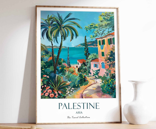 10_Palestine Print, Palestine Travel Poster, Islamic Decor, Islamic Art, Islamic