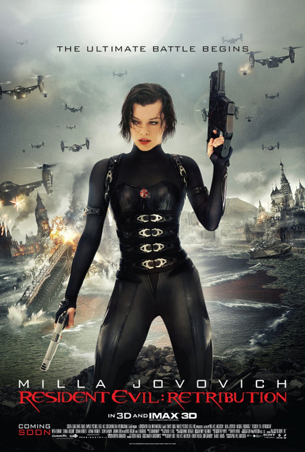 Resident Evil_ Retribution (2012)_6 Poster Canvas Movie Film Print A0 A1 A2 A3 A