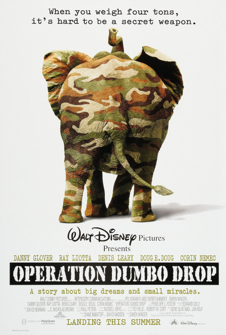 Operation Dumbo Drop (1995)_0 Poster Canvas Movie Film Print A0 A1 A2 A3 A4 A5 A