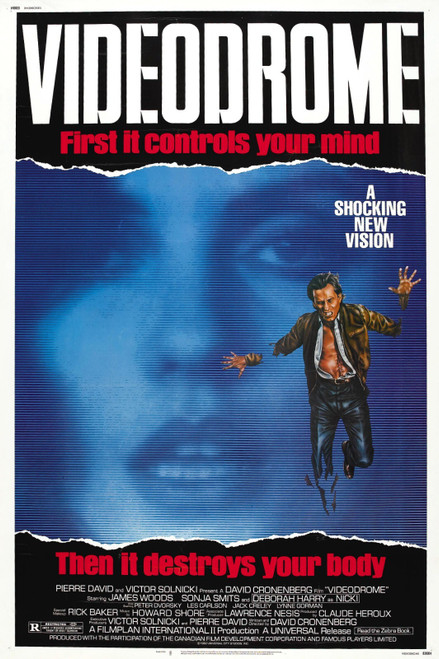 videodrome Poster Canvas Movie Film Print A0 A1 A2 A3 A4 A5 A6 Art Wall Decorati