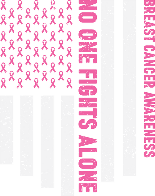 H210812-04-USA-Flag-Breast-Cancer-Awareness Poster Canvas Movie Film Print A0 A1